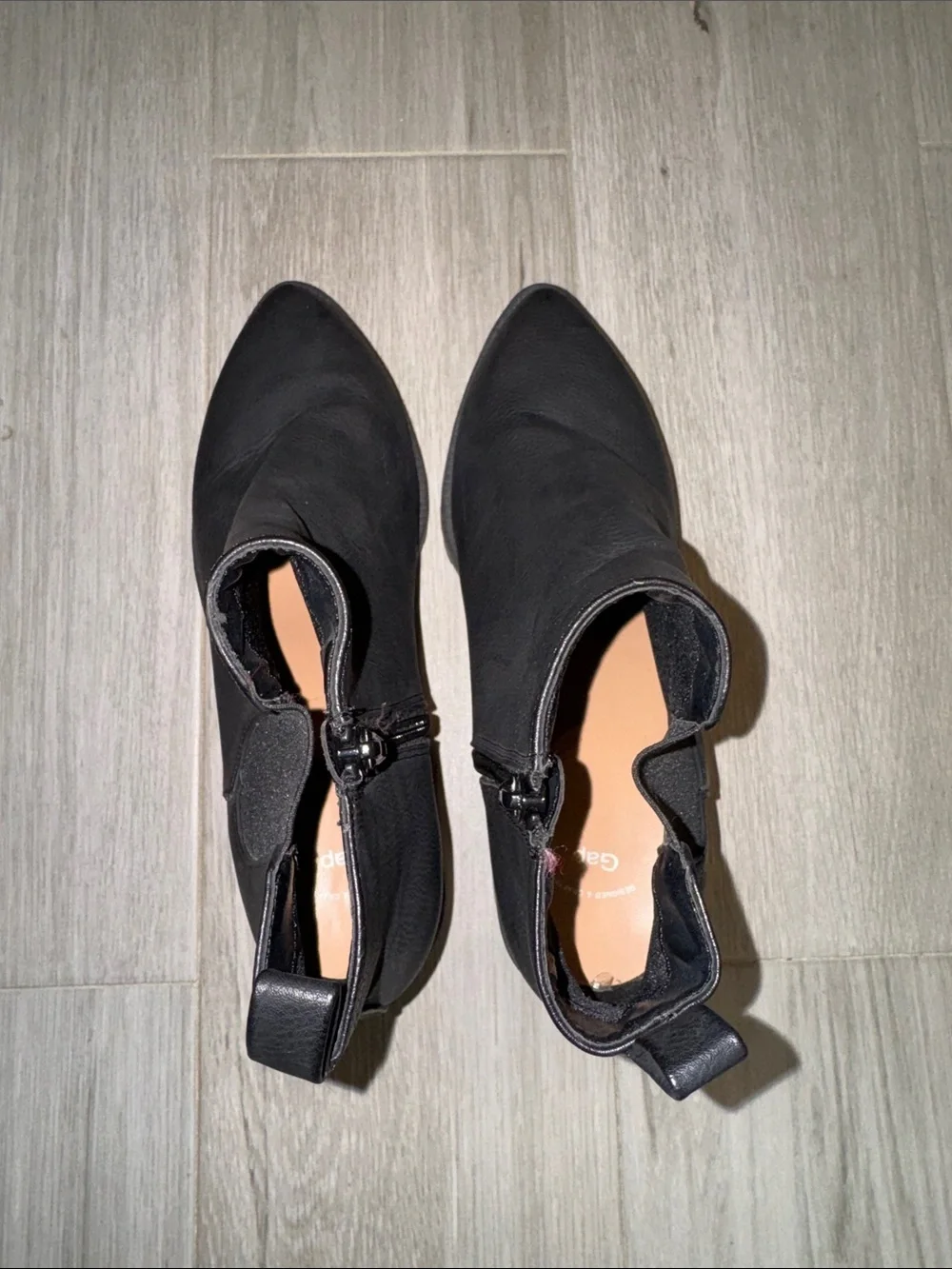GAP Women's Black Pointed Ankle Booties